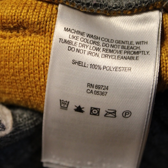 0370 Columbia Men’s Colorblock Fleece Joggers | Size M | Gray Coral Mustard - Picture 7 of 7